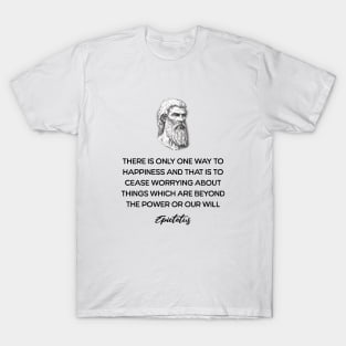 Epictetus Stoic Quote T-Shirt